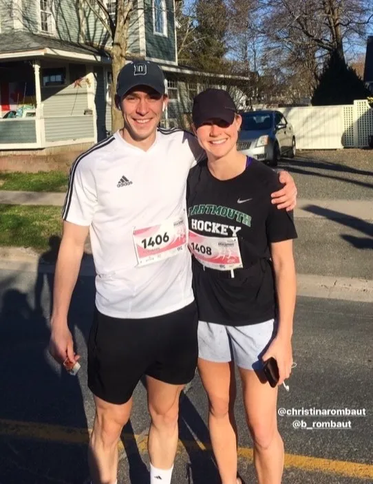 Early morning before the race - cold with lots of nervous energy