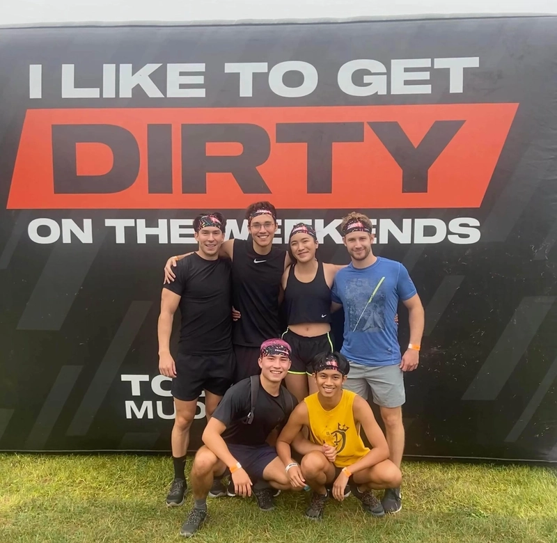 The team before the run