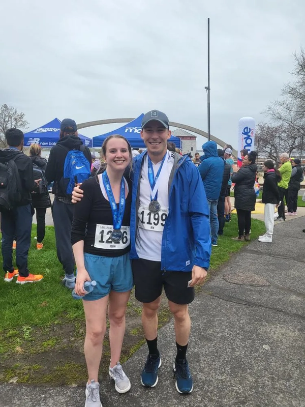 Congrats to Robin for finishing her first half-marathon!